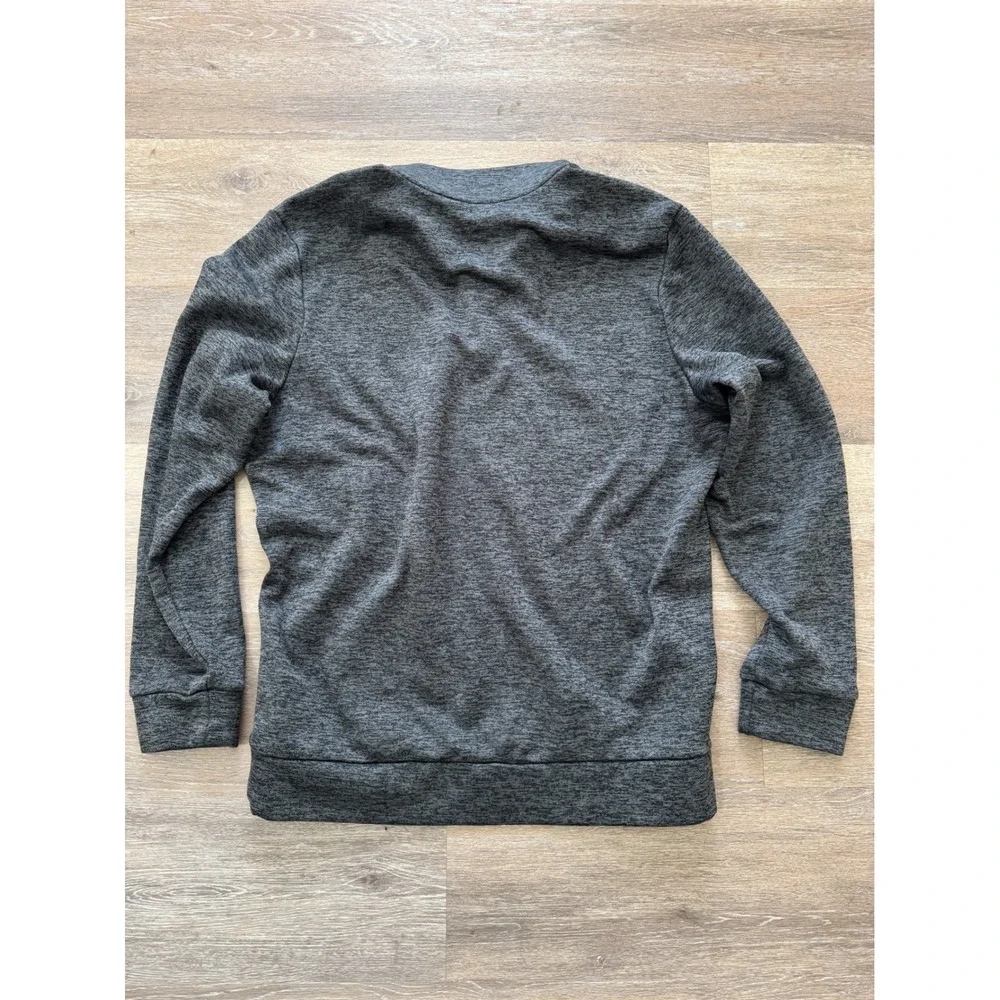 Under Armour Mens Armour Fleece 1/4 Zip Pullover Gray Heather 1373359-001 Size M - Picture 6 of 7